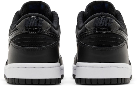 (JR) Nike Dunk Low SE 'Black Croc' Hitam Krokodil FV7472-001 Details for (JR) Nike Dunk Low SE 'Black Croc' Hitam Krokodil FV7472-001