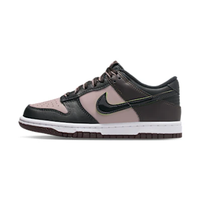 (Youth) Nike Dunk Low SE Particle Rose/Velvet Brown/White/Black