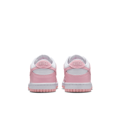 Details for (JR) ナイキ ダンク ロー ホワイト/ミディアムソフトピンク レディーススニーカー FB9109-125