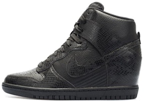 (Youth) Nike Dunk Sky High 'Black Snakeskin' 528899-010 (Youth) Nike Dunk Sky High 'Black Snakeskin' 528899-010