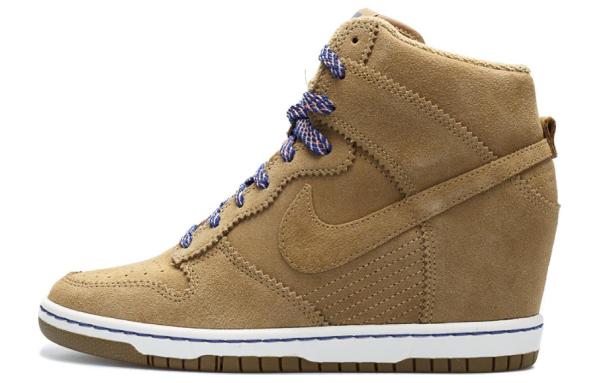 Buy (JR) 耐克Dunk高帮棕色款 528899-201