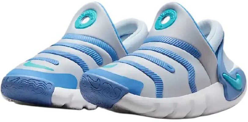 (Youth) Nike Dynamo Go 2 EasyOn 'Pure Platinum Blue Beyond' FD0553-004 Lookbook (Youth) Nike Dynamo Go 2 EasyOn 'Pure Platinum Blue Beyond' FD0553-004