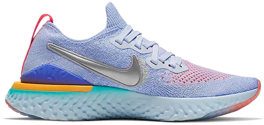 Nike Epic React Flyknit 2 減震防滑耐磨 低筒 跑步鞋 女款 藍粉 Order Nike Epic React Flyknit 2 減震防滑耐磨 低筒 跑步鞋 女款 藍粉