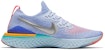 (JR) Nike Epic React Flyknit 2 'Aluminum' Lelaki/Wanita Kasut Sukan AQ3243-414