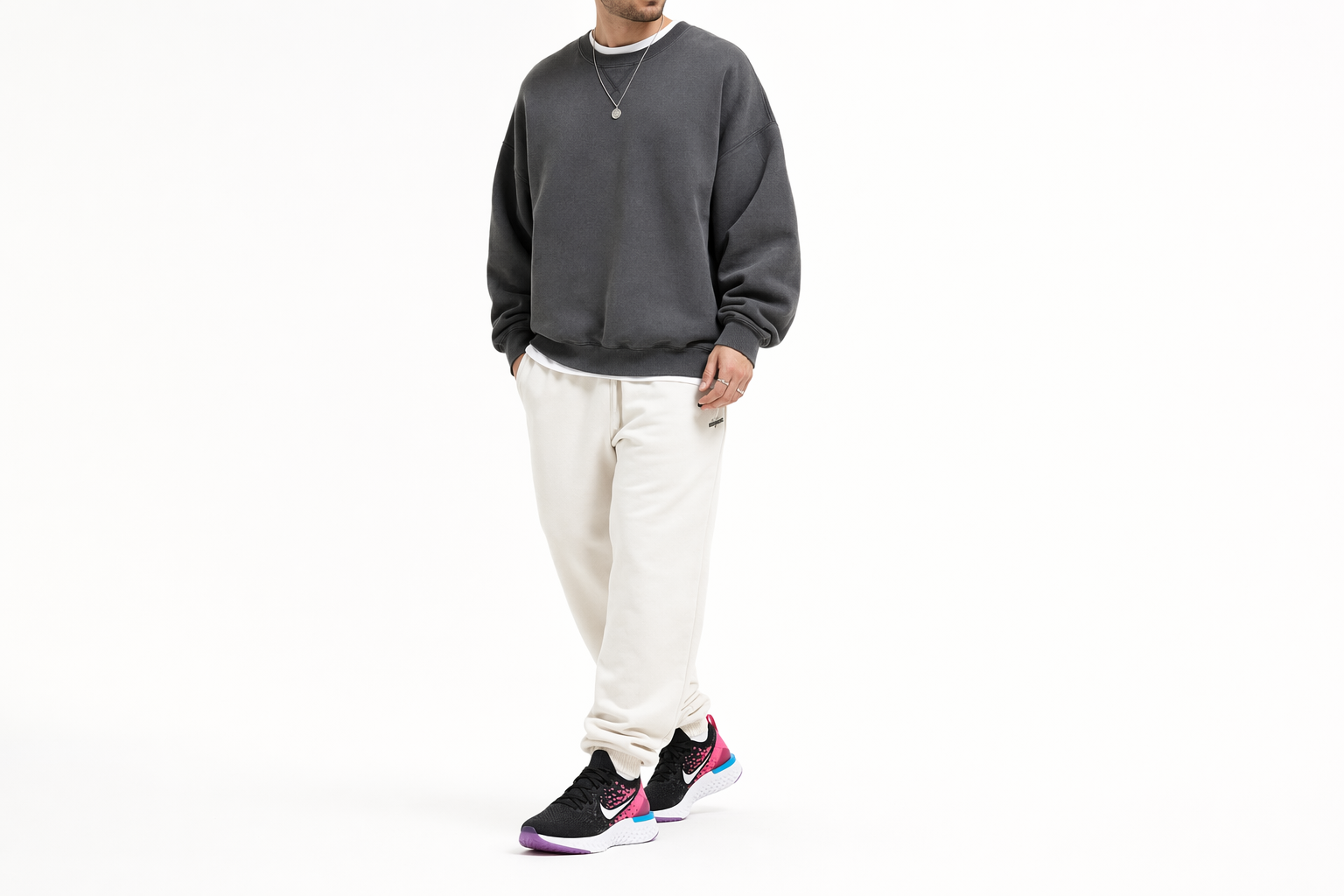 Order (JR) 耐克Epic React Flyknit 2 '黑色粉色爆炸' AQ3243-016