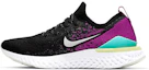 Buy (JR) Nike Epic React Flyknit 2 ''Noir Violet Vivid Aurora'' AQ3243-008