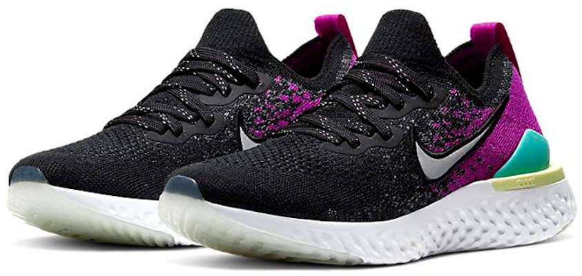 (JR) Nike Epic React Flyknit 2 'Negro Morado Vivid Aurora' AQ3243-008 Lookbook (JR) Nike Epic React Flyknit 2 'Negro Morado Vivid Aurora' AQ3243-008