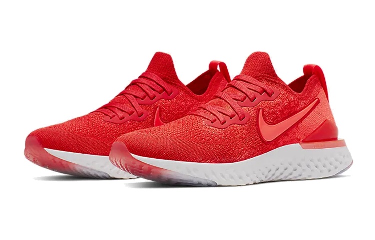 Lookbook Nike Epic React Flyknit 2 低筒 跑步鞋 GS 紅