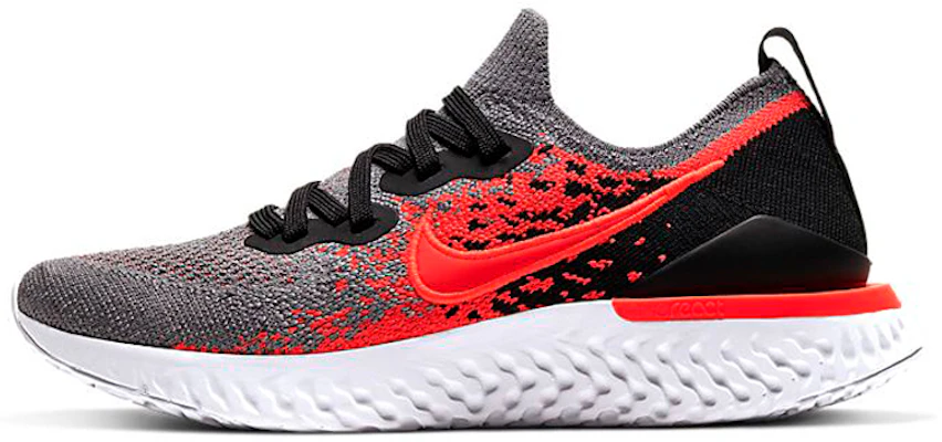 (JR) Nike Epic React Flyknit 2 'Abu Dingin Merah Cerah' AQ3243-014 Buy (JR) Nike Epic React Flyknit 2 'Abu Dingin Merah Cerah' AQ3243-014