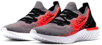 Lookbook (JR) Nike Epic React Flyknit 2 'Abu Dingin Merah Cerah' AQ3243-014