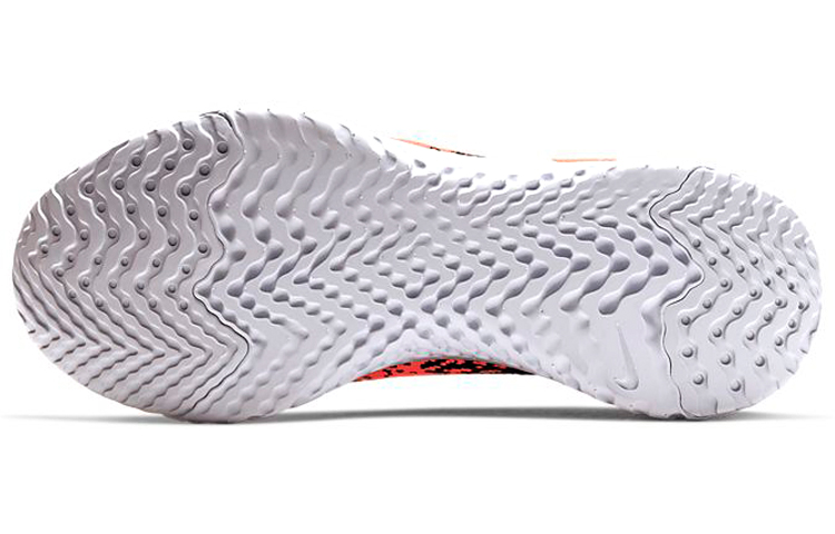 (Youth) Nike Epic React Flyknit 2 'Cool Grey Bright Crimson' 圖 6