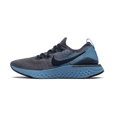 (Youth) Nike Epic React Flyknit 2 'Thunder Grey Ocean Fog'