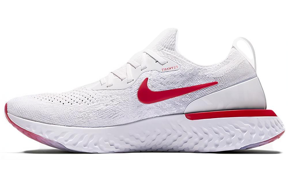 (Youth) Nike Epic React Flyknit 'White University Red' 943311-106