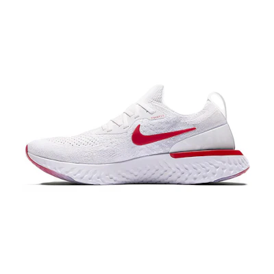(Youth) Nike Epic React Flyknit 'White University Red'