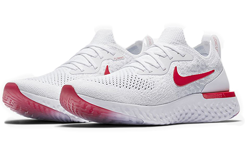 Lookbook (JR) Nike Epic React Flyknit 'Blanco Rojo Universitario' 943311-106