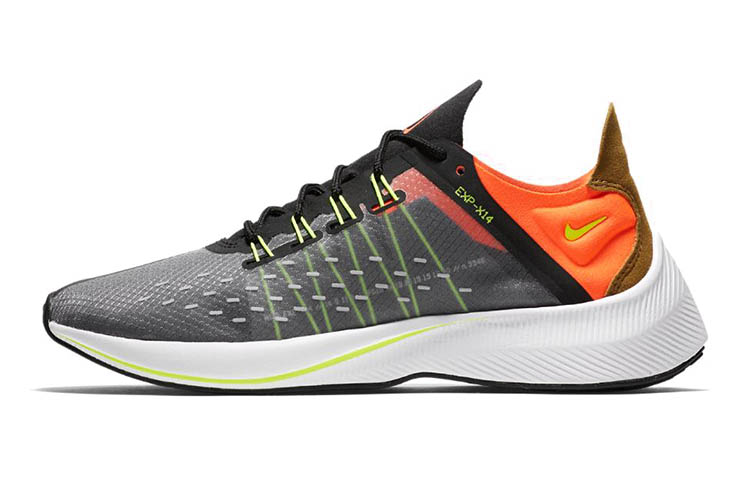 (Youth) Nike EXP-X14 'Black Volt Crimson' AJ1927-002