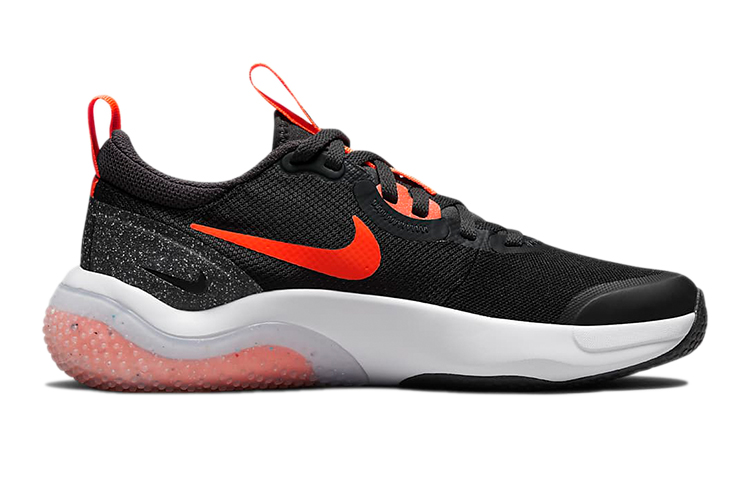 Order Nike Explore Next Nature (GS) 透氣減震耐磨 低幫跑步鞋 黑橙色 可回收材料
