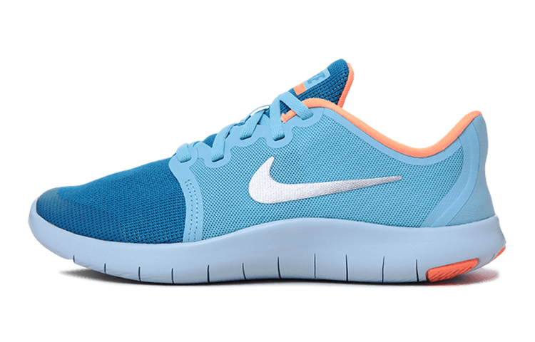 Buy (JR) Nike Flex Contact 2 ''Blau Weiß Orange'' AH3448-401