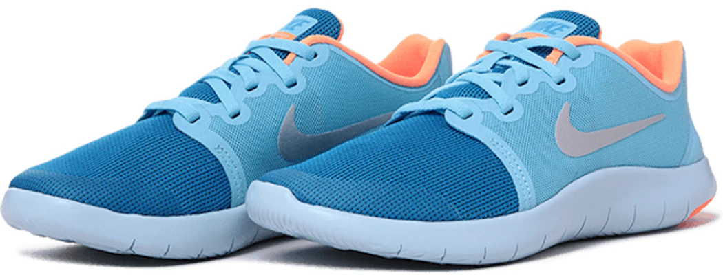 (JR) Nike Flex Contact 2 ''Blau Weiß Orange'' AH3448-401 Lookbook (JR) Nike Flex Contact 2 ''Blau Weiß Orange'' AH3448-401