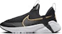 (JR) Nike Flex Plus 2 'Hitam Emas Logam' DV8999-002