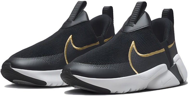(Youth) Nike Flex Plus 2 'Black Metallic Gold' DV8999-002 Lookbook (Youth) Nike Flex Plus 2 'Black Metallic Gold' DV8999-002