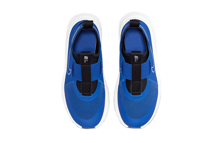 Shop Nike Flex Plus (GS) 耐磨防滑 低筒休閒跑步鞋 藍色