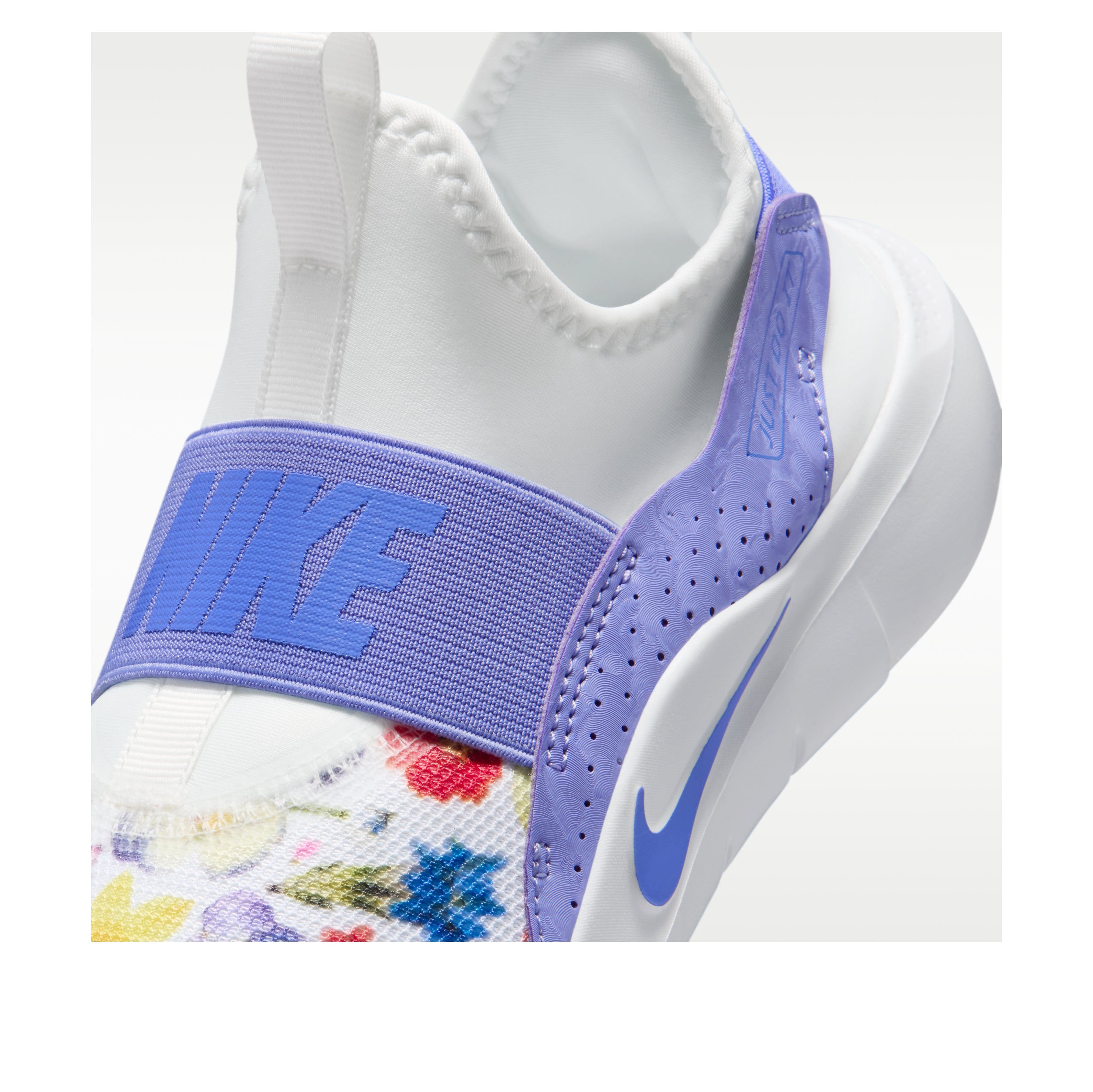 Purchase (JR) Nike Flex Runner 4 Light Thistle Putih Sapphire IM1374-500