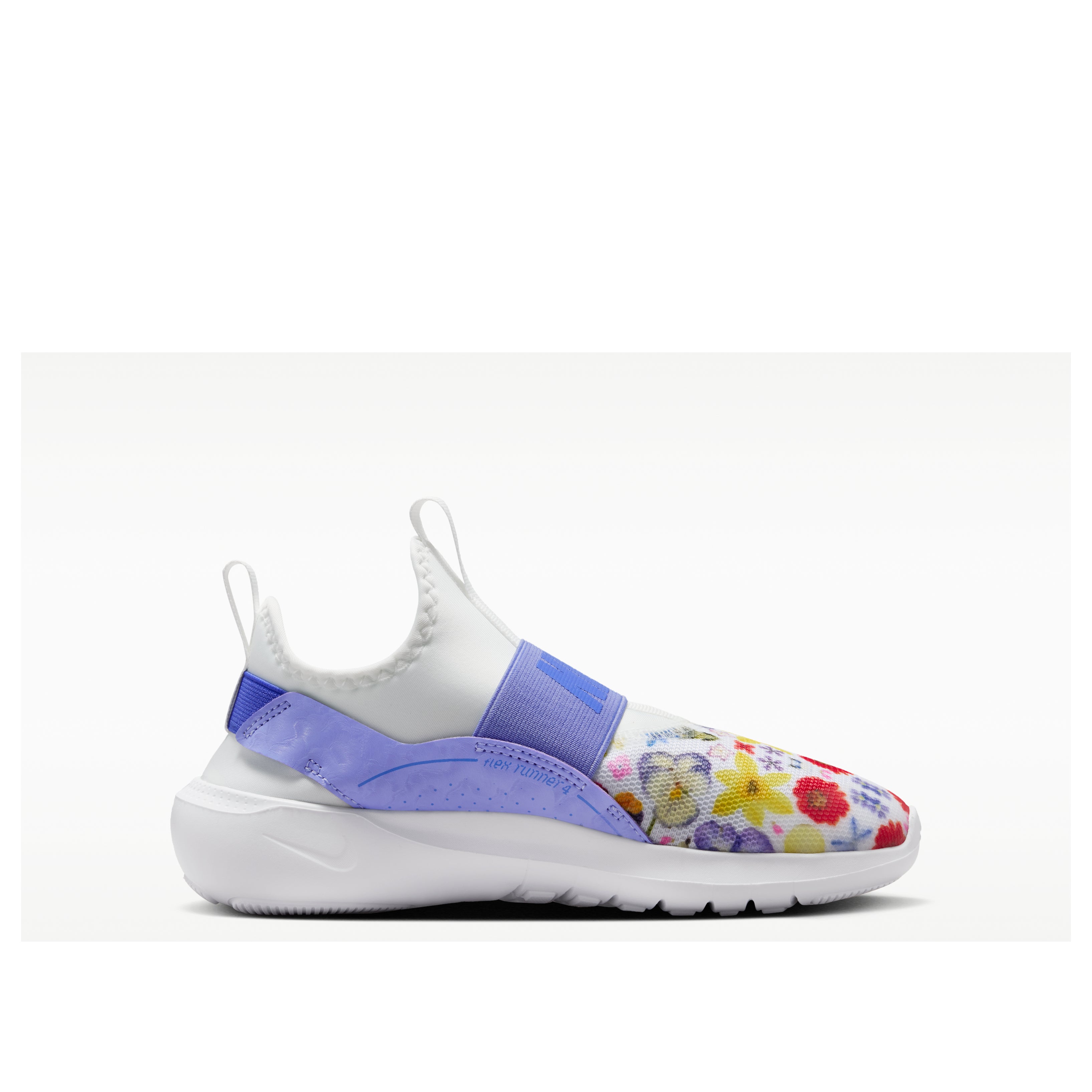 Details for (JR) Nike Flex Runner 4 Light Thistle Putih Sapphire IM1374-500