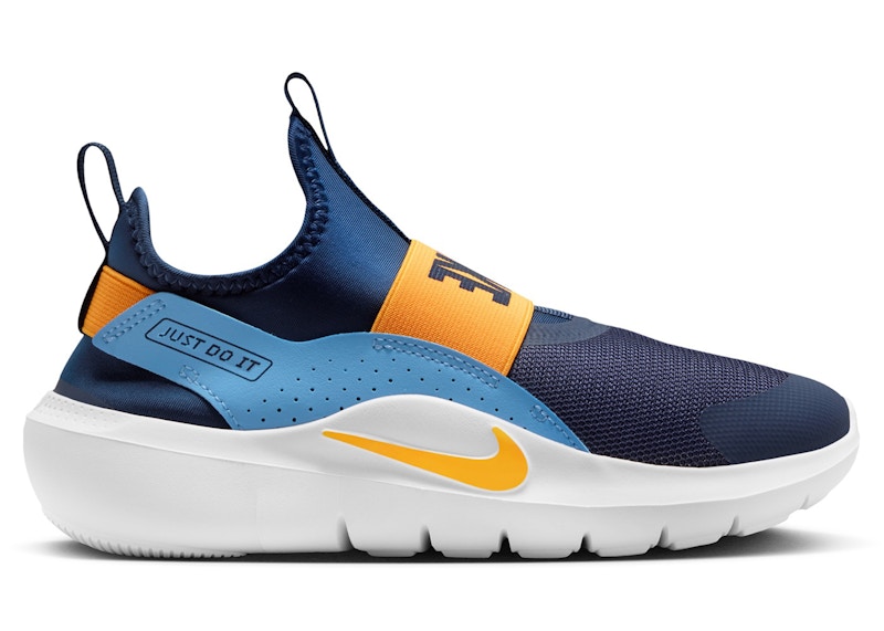 (Youth) Nike Flex Runner 4 Navy University Blue Laser Orange IF2893-403