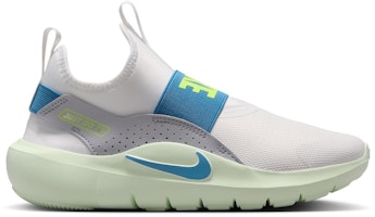 (Youth) Nike Flex Runner 4 White Grey Volt Tint Dutch Blue IF2893-103 (Youth) Nike Flex Runner 4 White Grey Volt Tint Dutch Blue IF2893-103
