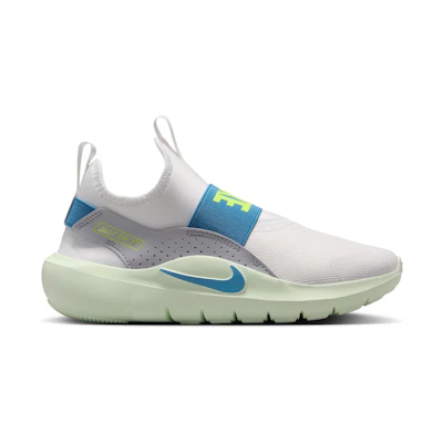 (Youth) Nike Flex RNNR 4 White Grey Volt Tint Dutch Blue