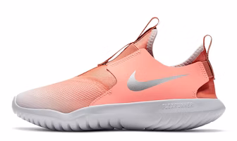 (Youth) Nike Flex Runner 'Crimson Bliss Metallic Platinum' AT4662-608 (Youth) Nike Flex Runner 'Crimson Bliss Metallic Platinum' AT4662-608