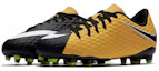 Lookbook 兒童 Nike Hypervenom Phelon JR 3 FG 硬場地 低幫 兒童足球鞋 黃黑