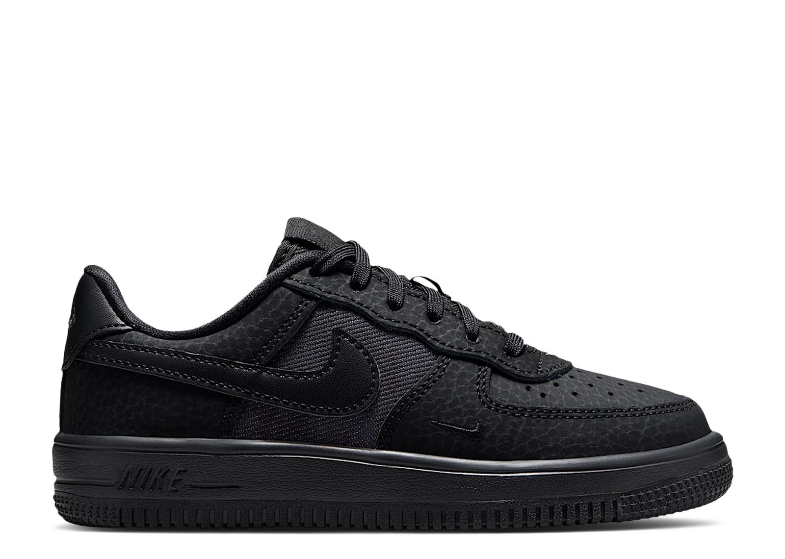 (Youth) Nike Force 1 Low 'Triple Black' IV5784-001
