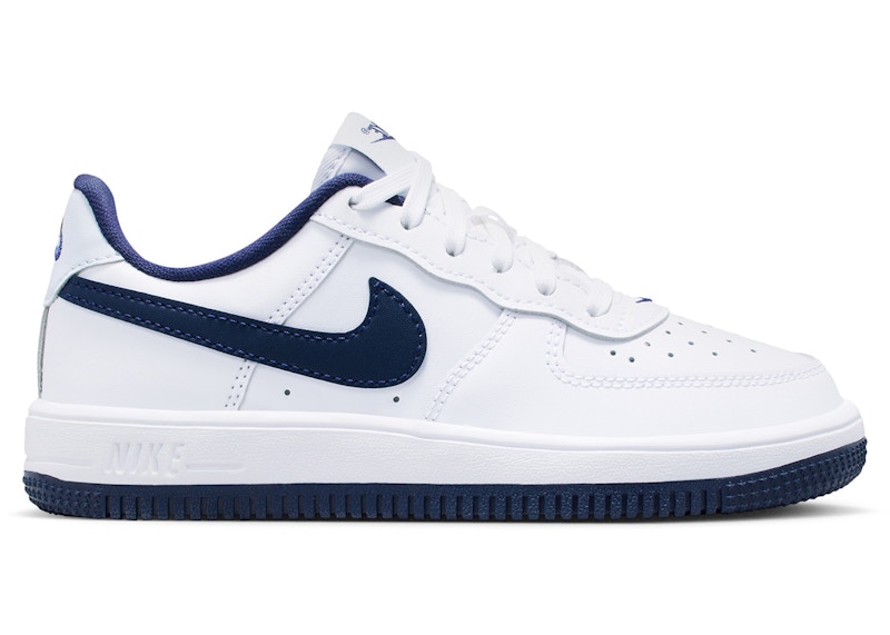 Buy (JR) Nike Force 1 Low '白色午夜海軍藍' IF1673-103