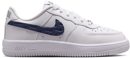 (Youth) Nike Force 1 Low 'White Midnight Navy' IV0501-100 (Youth) Nike Force 1 Low 'White Midnight Navy' IV0501-100