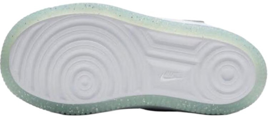 (JR) Nike Force 1 Low EasyOn 'Platino Puro Azul Glaciar' HQ3251-043 Details for (JR) Nike Force 1 Low EasyOn 'Platino Puro Azul Glaciar' HQ3251-043