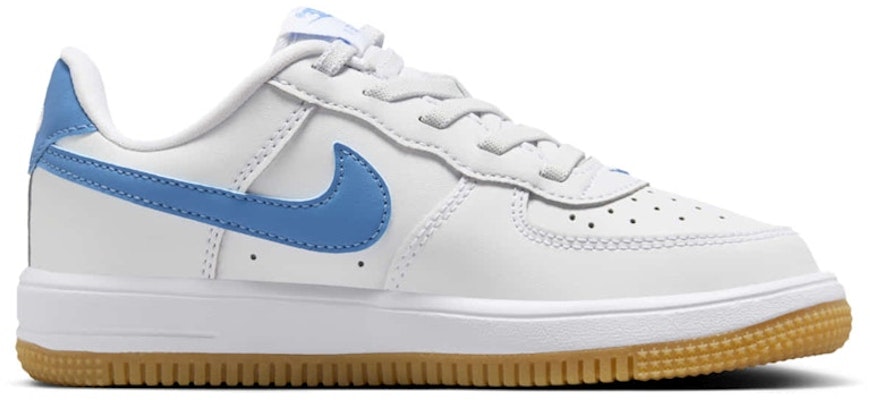 (JR) Nike Force 1 Low EasyOn 'Blanco Azul Beyond Gum' FN0237-115 Buy (JR) Nike Force 1 Low EasyOn 'Blanco Azul Beyond Gum' FN0237-115
