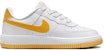 (JR) Nike Force 1 Rendah EasyOn 'Putih University Gold' FN0237-109