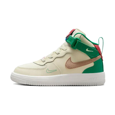 (Youth) Nike Force 1 Mid EasyOn SE 'Coconut Milk Stadium Green'