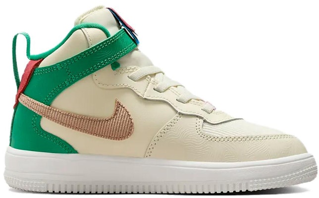 (Youth) Nike Force 1 Mid EasyOn SE 'Coconut Milk Stadium Green' FQ3694-100 Order (Youth) Nike Force 1 Mid EasyOn SE 'Coconut Milk Stadium Green' FQ3694-100