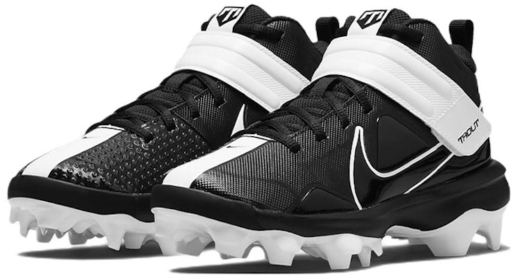 (Youth) Nike Force Trout 7 Pro MCS 'Black White' CQ7643-005 Lookbook (Youth) Nike Force Trout 7 Pro MCS 'Black White' CQ7643-005