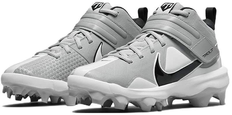 (Youth) Nike Force Trout 7 Pro MCS 'Grey White Black' CQ7643-023 Lookbook (Youth) Nike Force Trout 7 Pro MCS 'Grey White Black' CQ7643-023