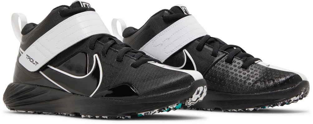 (Youth) Nike Force Trout 7 Turf 'Black Dynamic Turquoise' DC9217-005 Cheap (Youth) Nike Force Trout 7 Turf 'Black Dynamic Turquoise' DC9217-005