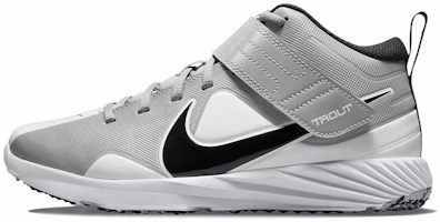 (Youth) Nike Force Trout 7 Turf 'Light Smoke Grey Dynamic Turquoise' DC9217-023 (Youth) Nike Force Trout 7 Turf 'Light Smoke Grey Dynamic Turquoise' DC9217-023