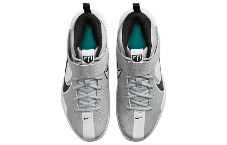 Shop (JR) Nike Force Trout 7 Turf ''Lichtgrijs Dynamic Turquoise'' DC9217-023