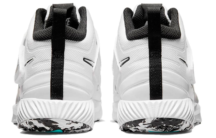 Purchase (JR) Nike Force Trout 7 Turf ''Blanc Turquoise Dynamique'' DC9217-102
