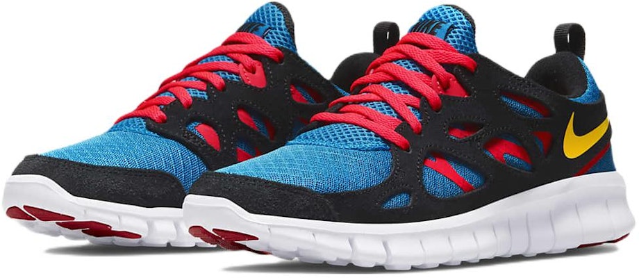 (JR) Nike Free RN 2 'Hitam Multi' DX1788-001 Lookbook (JR) Nike Free RN 2 'Hitam Multi' DX1788-001