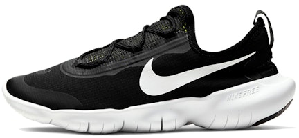 (Youth) Nike Free RN 5.0 2020 'Black White' CJ2079-002 (Youth) Nike Free RN 5.0 2020 'Black White' CJ2079-002