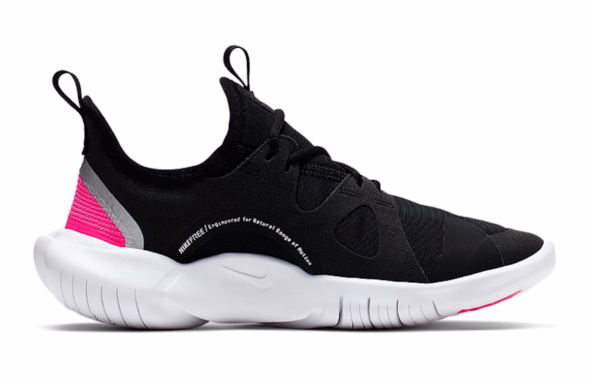 (Youth) Nike Free RN 5.0 'Black Pink' AR4143-002